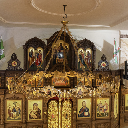 Хорос с иконами "Богоявленский" на 36 свечей, цвет "под золото", диаметр 304 см фото 2