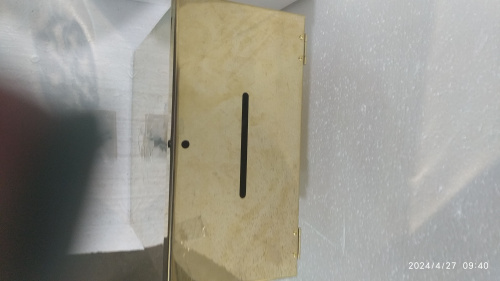 Ящик для пожертвований "Иерусалимский" настольный / настенный с замком, чеканка, 30х15х30 см, У-2023 фото 5
