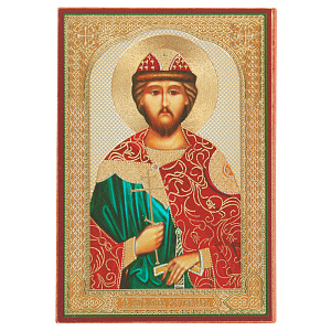 Икона благоверного князя Ростислава Киевского, МДФ, 6х9 см (6х9 см)